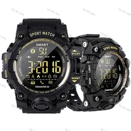 Relogio ex16sスマートウォッチBluetooth防水IP67 Relogios Pedometer Stopwatch wristwatch fstn Screen Smart Bracelet for iPhone Android Watch 146