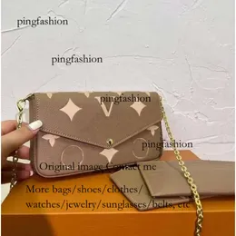 Multi Felicie Pochette Women Chain Bags Mini Mini кошельки Crossbody Flower Eitys Designers Designer