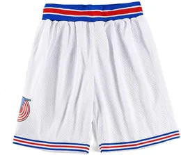 Мужские шорты мужские баскетбольные шорты Space Jam Tune Team Basketball Shorts Movie Shorts Sports Shorts 90 -е годы хип -хоп вечеринка J240510