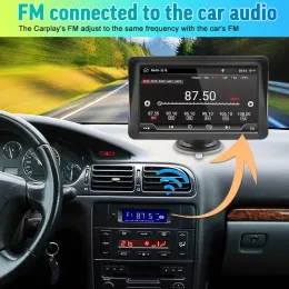 Universal Portable Car Radio 7Inch Multimedia Video Player Wireless CarPlay Android Auto Touch Screen для BMW VW Nissan Benz Kia