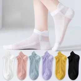 Maryya OC 6001 Women's Athletic Socks Sports Wear Mesh Breathable Short Socks for All Seasons Thin and Sweat Absorbent Fashion Anti Friction