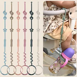 Pacifier Holders Clips# Baby silicone pacifier chain clip virtual pacifier bracket clip BPA free baby teeth toy baby bottle anti loss chain baby products d240521