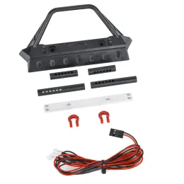1/10 1/8 RC Metal Front Bumper with Tow Hooks for YIKONG Models