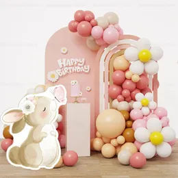 12/18/24/36 -дюймовый кролик kt board brite birthday Balloons Arch Party Fanrops для сафари для вечеринки по случаю дня рождения детского душа 240520