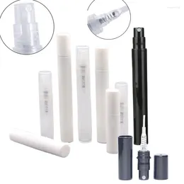 Garrafas de armazenamento 30pcs 2ml/3/ml/4ml/5ml de forma de forma de forma de caneta plástica pulverizador portátil pulverizador de perfume vazio atomizador líquido recarregável