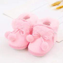 Çocuklar İçin İlk Yürüyüşçüler Ayakkabılar Bebek Moda H Sıcak Pamuk Konforlu Yumuşak Sole Toddler Küçük Çocuk Günlük