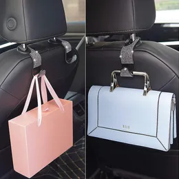 2 Ganci Multiuso Per Poggiatesta Auto – In ABS Nero, Supporto 2 In 1 Per Borse, Vestiti E Spesa. Si Adatta A Tutti I Sedili Con Barre. Pratici E Girevoli A 360°. - 5