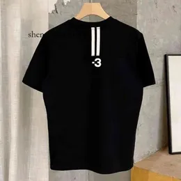 Y3 Рубашки поло Hot Share Summer Cotton Frush Tide Brand добавляет круглую шею футболки с короткими рукавами.