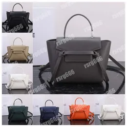 nano belt shoulder 2size s handbag ava fashion lady Designer womens pochette Leather clutch purse crossbody bags man top handle white bag