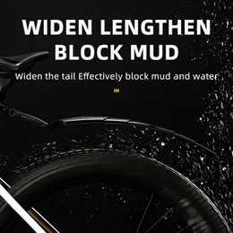 Rockbros Bike Fenders Fahrrad Mutguard verlängern vordere und hintere Wheel -Mutguard Langlebiger Schnellfreisetzungszykluszubehör