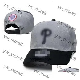 Boll Caps Ball Caps Phillies P Letter Baseball Hiphop Snapback Sport Män Kvinnor Justerbara hattar för Mens Gorras Bones H5-8.17 Drop Deli Dhgit DD6E