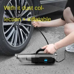 Inflatable Pump Vehicle-mounted Air Pump Plus Vacuum Cleaner All-in-one Wireless Portable Tire Electric Car with Dual-purpose Tires T240520