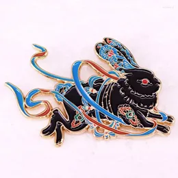 Broschen Mid Herbst Festival Emaille Pin Fantasie Dunhuang Malerei Kunst Tier Brosche Schmuck Chinesisch Traditionelle