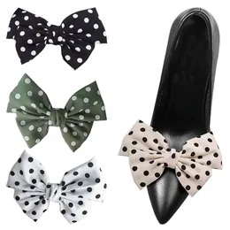 1 Paar Fashion Ribbon Bow Lady Schuhklammern Stiefel Stiefel High Heel Dekoration Charm Buckle Schuhe Accessoires 240520