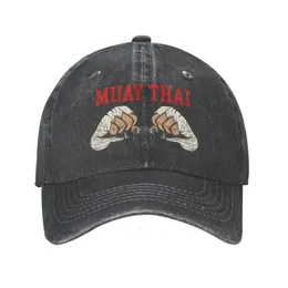 Y2K Muay Thai Combat Mutout Baseball Cap Adult Thaily Kickboxing Boxing調整可能なお父さん帽子屋外240521