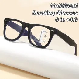 Солнцезащитные очки Прогрессивные многофокальные очки для чтения далеко и около двойного назначения Пресбиопия Высокопродажа против синего света