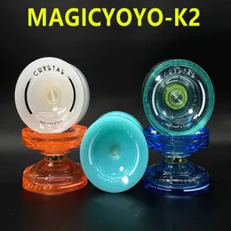 Yoyo новое обновление 8 цветов Magicyoyo k2p Инъекция формованные премиум-классные новички начального уровня 1A3A5A Crystal Yo-Yo Kids Classic Gift H240521