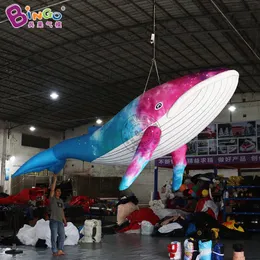 Fabrik Direktvertrieb Farbwal aufblasbare Modell Haiwal Whale Marine Organismus Decken Dekoration