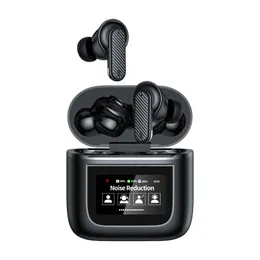 YW05 ECOUTEURワイヤレスBluetoothヘッドフォンスマートタッチスクリーンイヤホンノイズキャンセルイヤホンスポーツゲームヘッドセットV8