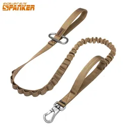 EXCELLENT ELITE SPANKER Tactical Dog Leash Quick Release Pet Leash Elastic Leads Rope Military Dog Training Leashes 240518