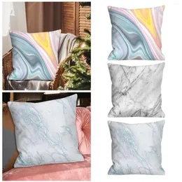 Pillow Fashion Peach Simple Colorful Bedding Hold Pillowcase Without Core Silk Pillows Standard Pillowcases