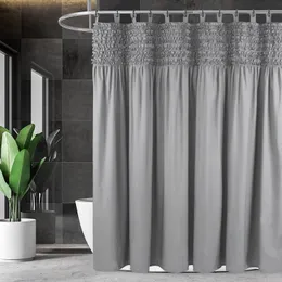 ZK20 Farmhouse Ruffle The Shower занавеска девчонка ткани для ванной комнаты 72''x72 '' черный