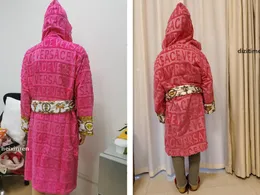 Familienübereinstimmende Badrobe Vintage Männer Nachtwäsche Barock Jacquard Frauen Bad Robe Kinder langhältiger Roben Vater und Mutter Bademantel L.