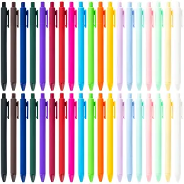 Office Writing Stationery Rubber Press Plastic Ball Pen Morandi Colors Soft Finish Rubberized Promotional Cheap Ballpoint Pen on Sale LL