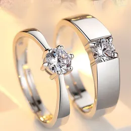 Cluster Rings LOYE Elegant CZ Crystal Simple Wedding Engagement For Women Jewelry Wholesale Drop