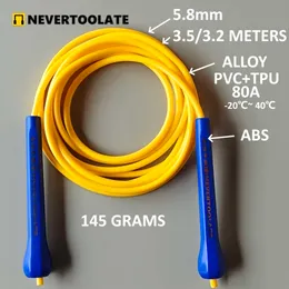 145 gram 5,8 mm legering TPU Mixed PVC 3,5 meter i totalt ABS -handtag Hopp Skip Rope Fiess Nevertoolate nytt material Soft L2405