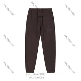 Män fleece sweatpants essentialspants man dubbel linje dragstring essentialspants par hoppbyxor sidosömfickor ljus lös high street byxa f316