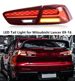 LED Turn Signal Tail Light dla Mitsubishi Lancer Ex Tailgight 2009-2016 Hamulec z tyłu