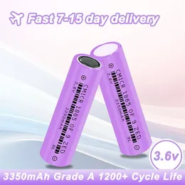 새로운 18650 3400mah 리튬 이온 충전식 배터리 등급 A 파워 뱅크 토치 자전거를위한 1200 회 이상 생명