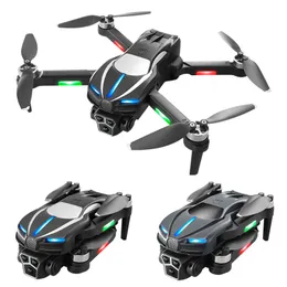 M2 Drone HD Profesyonel Triple 3 Kamera ESC WiFi FPV Engeli Kaçınma Dört Eksen Katlama RC Hava Fotoğraf Oyuncak