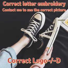 Outdoor canvas shoes Comfortable new letter shoes Flat cloth shoes Correct letter high quality Contact me to see pictures