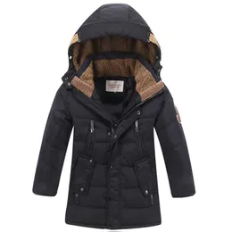 -30 gradi 2024 Big Boys Calmi la giacca invernale per bambini per bambini per bambini abbigliamento cappotto addensato abbigliamento da parka