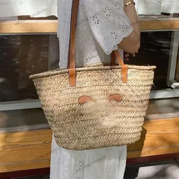 Designer Bag Beach Bags Luxus Strohbag Mode Damen Umhängetasche Persönlichkeit Stroh Frauen Totes Handtaschen Rattan große Kapazität Weiden gewebter Grasquadrat Korb