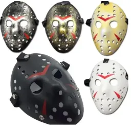  Masquerade Parti Maskeleri Jason Voorhees Mask Cuma 13. Korku Filmi Hokey Maskesi Korkunç Cadılar Bayramı Kostüm Cosplay Plastik HJ5.21