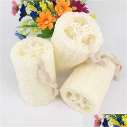 Bath Brushes, Sponges & Scrubbers Natural Loofah Body Wash Shower Towel Sponge Scrubber Spa Mas Pad Kitchen Cleaning Tool Drop Deliver Dhxhc