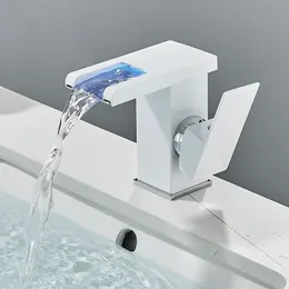 Shinesia LED BASIN FAUCET FUXURY BUNTHAIN SANCH FAUCETS TALL و Short Sapt for Bathroom Sink Hotcold Mater Mixer