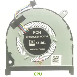 New CPU GPU Cooler Fan For DELL INSPIRON 15 7000 7590 7591 P83F DFS5K22115371D FM69 DFS5K12114262D FM6A DC 5V 0.5A 0Radiator