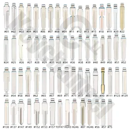 DHgate.com:(66-Pack) KD Uncut Flip Remote Key Blade Blank