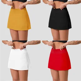 Mini kjol designer kjolar kvinnor yoga tennis domstol rival kjol veckade gymkläder kvinnor designer kläder utomhus sport löpning fitness golf byxor shorts sport