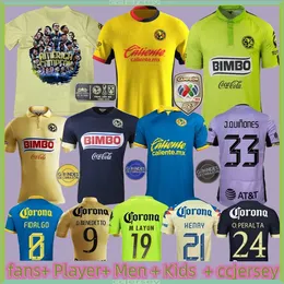 2024 2025 Club America Soccer Jerseys Liga MX Henry D. Valdes Fidalgo Quinones 14 15 R. Sambieza 23 24 25 Home Away Trzeci Maillot Slim Player Wersja piłkarska