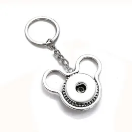 Keychains Lanyards utbytbara topp Populära 027 Fashionabla metallnyckelringar lämplig för 18 mm spänne nyckelring smycken män och kvinnor nyckelchain gåvor q240521