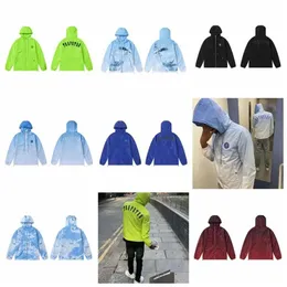 Erkekler Trapstar Ceket Tasarımcısı Trachsuit Irongate T Trench Coat Siyah İşlemeli Mektup Hoodie Kadınlar Zip Up Güneş Koruma Sweatshirt