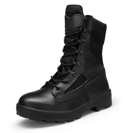 Stivali militari invernali uomini di alta qualità Men039s Desertica da combattimento tattico scarpe da lavoro in pelle Stivali da neve MEN1280476