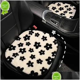 Other Interior Accessories Fashion Winter Soft P Car Seat Er Classic Women Floral Patterns Cushion Warm Mat Drop Delivery Mobiles Mo Dhng4