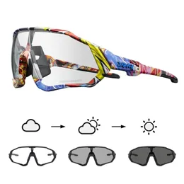 Kapvoe Pochromic Sports Cycling okulary dla mężczyzn kobiety Mtb Mountain Road Rower Cykling okulary przeciwsłoneczne Oculos Ciclismo 240520