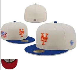 Męskie Mets Baseball Pełne zamknięte czapki Nowy Jork Snapback Sox W liter Bone Kobiety Kolor WSZYSTKIE 32 Drużyny Casual Sport Flat Hats NY Mix Kolory Rozmiar Casquette A0